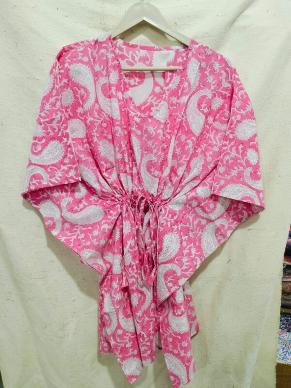 Block Print Short Kaftan