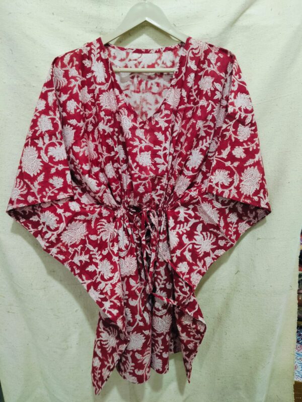 Block Print Short Kaftan