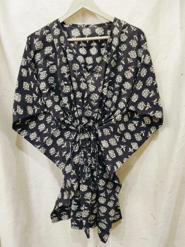 Block Print Short Kaftan
