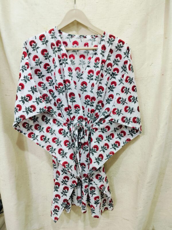 Block Print Short Kaftan
