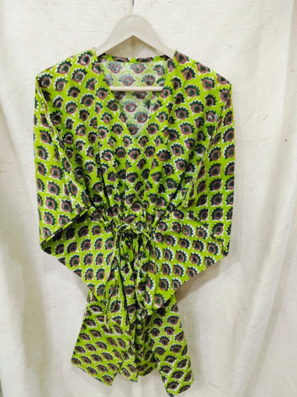 Block Print Short Kaftan