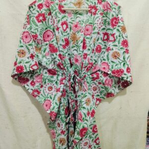 Block Print Short Kaftan