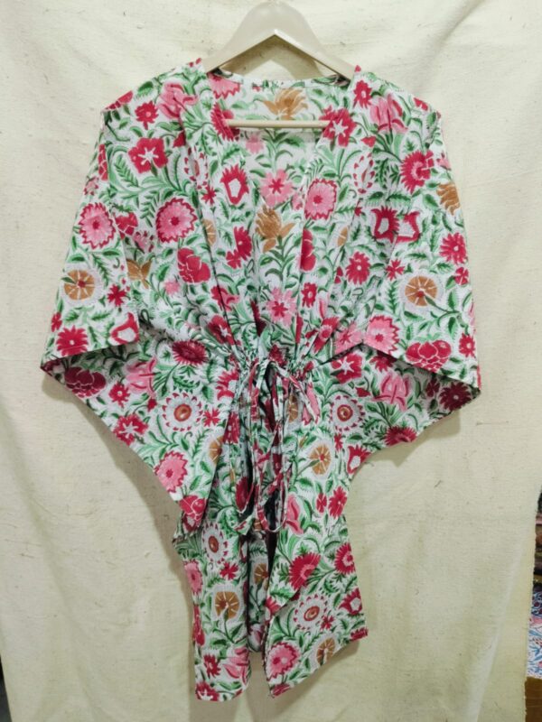 Block Print Short Kaftan