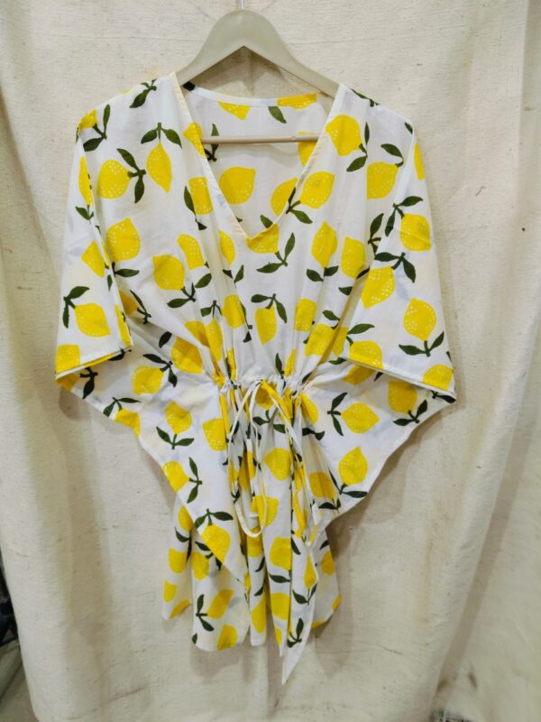 Block Print Short Kaftan