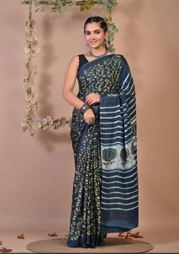 Modal Silk Satin Saree