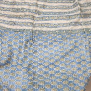 Hand Block Maheshwari Silk Saree
