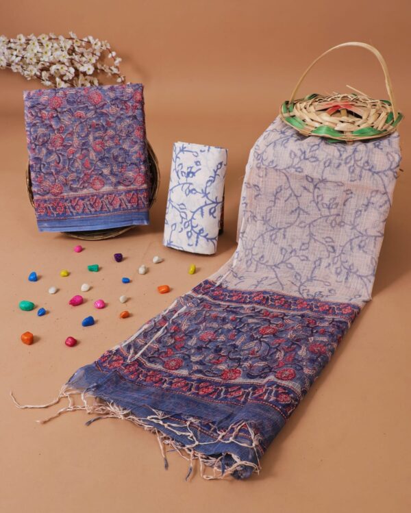 Block Print Kota Doriya Suit