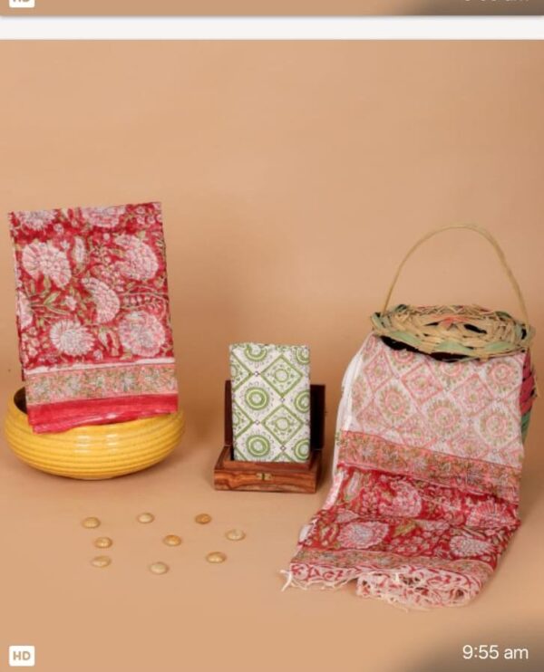 Block Print Kota Doriya Suit