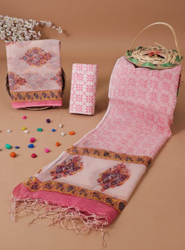 Block Print Kota Doriya Suit