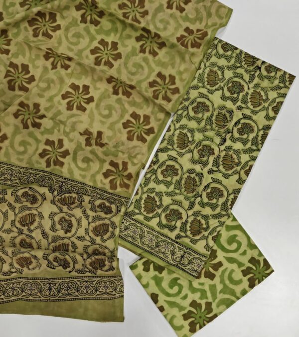 Hand block Vanaspati Print Cotton Suit