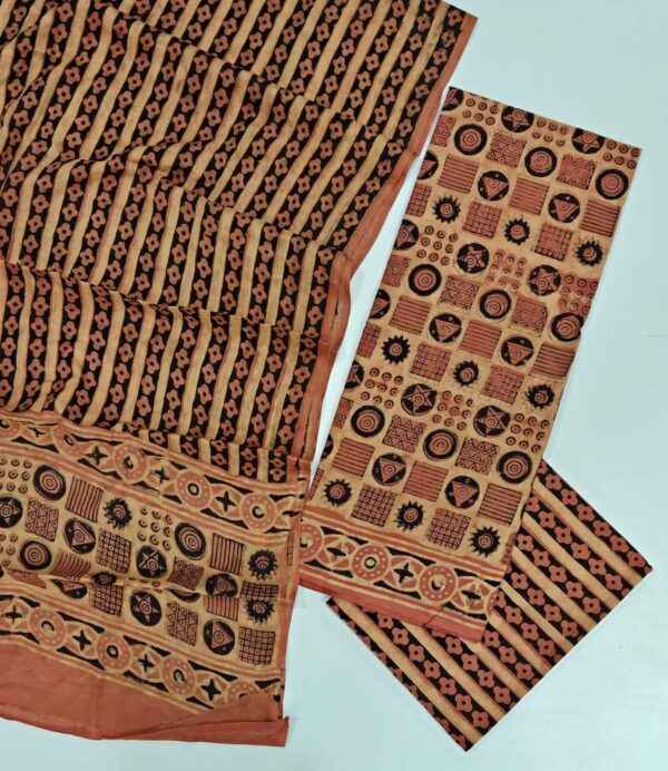 Hand block Vanaspati Print Cotton Suit