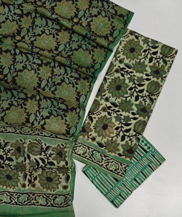 Hand block Vanaspati Print Cotton Suit