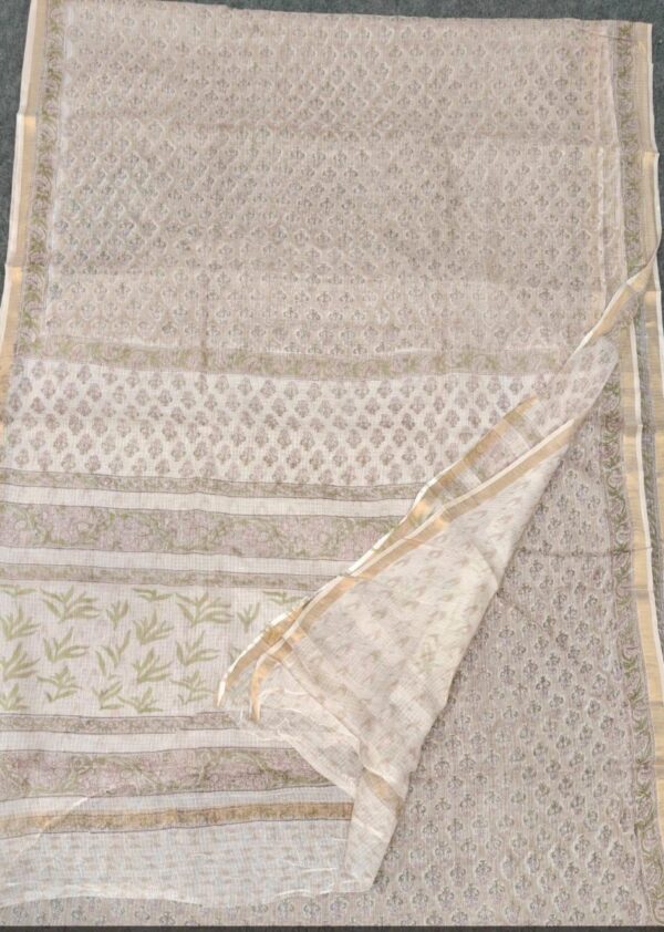 Block Print Kota Dorriya Saree