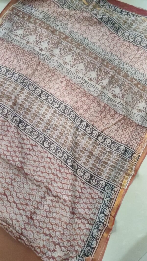Block Print Kota Dorriya Saree