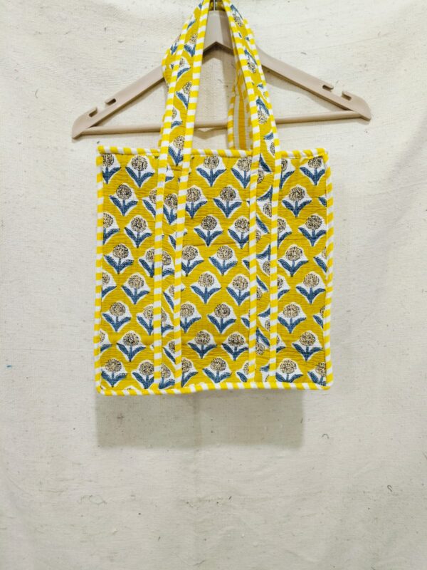 Jaipuri Print Quilted Small Bag & Tiffin Bag