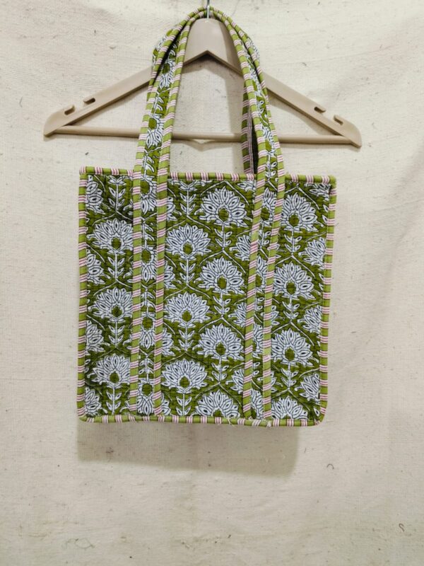 Jaipuri Print Quilted Small Bag & Tiffin Bag