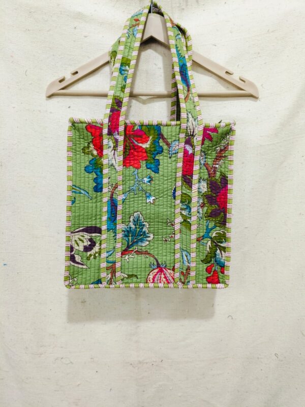 Jaipuri Print Quilted Small Bag & Tiffin Bag