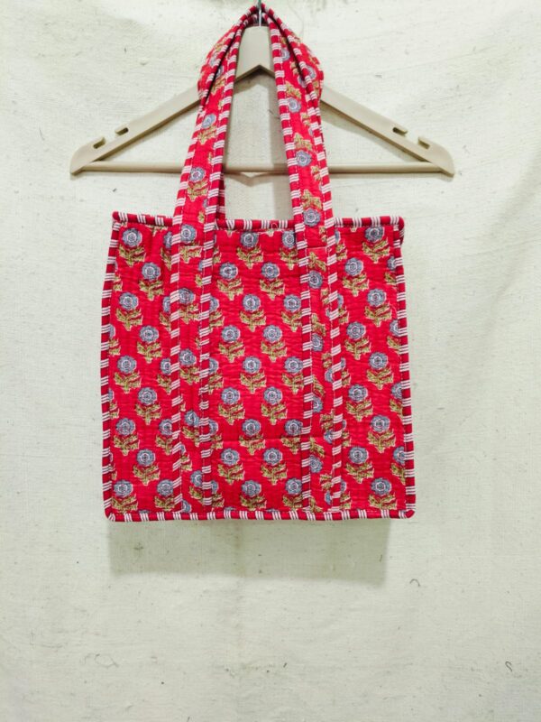 Jaipuri Print Quilted Small Bag & Tiffin Bag