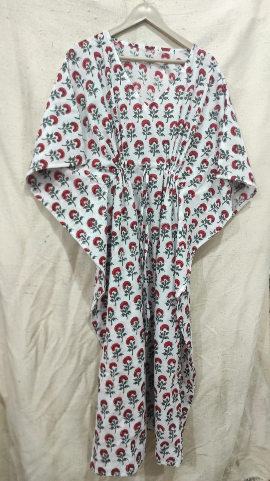 Block Print Long Kaftan