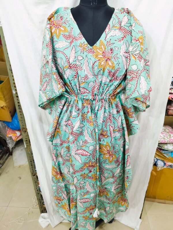 Jaipuri Print Long Kaftan