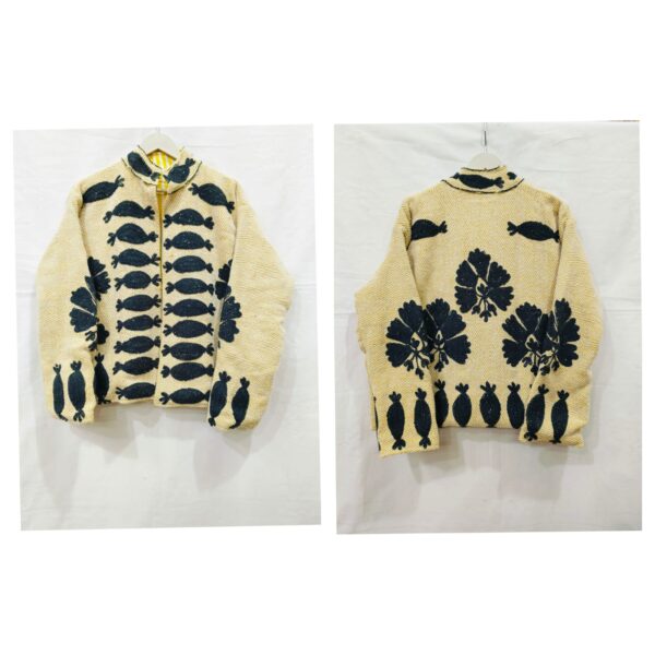Khadhi Cotton Suzani Jacket