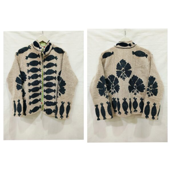 Khadhi Cotton Suzani Jacket
