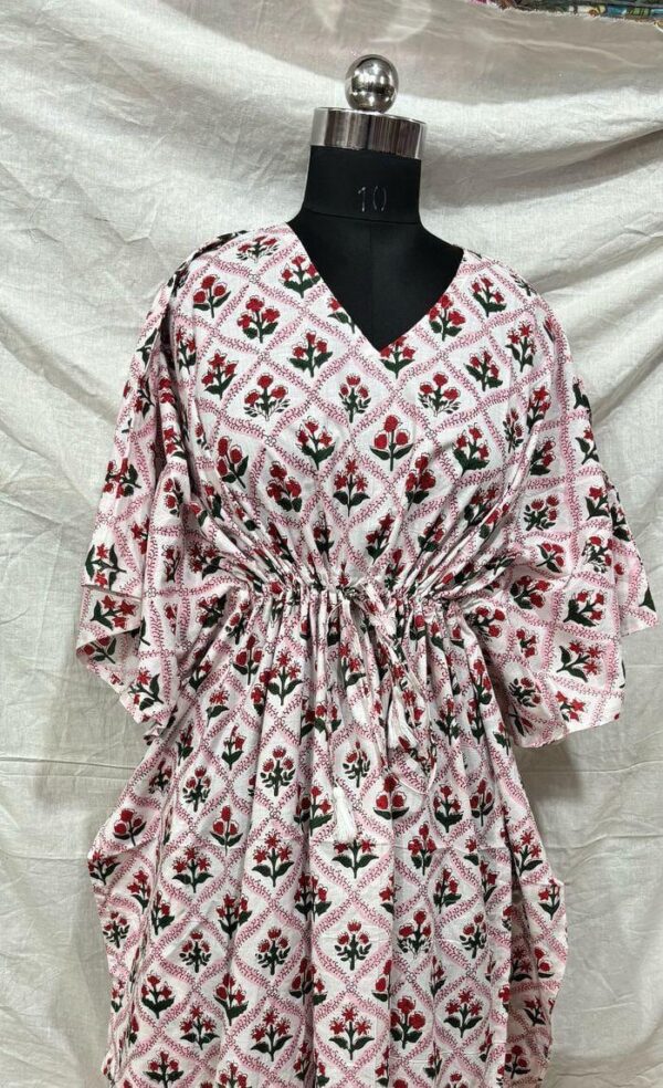 Jaipuri Print Short Kaftan