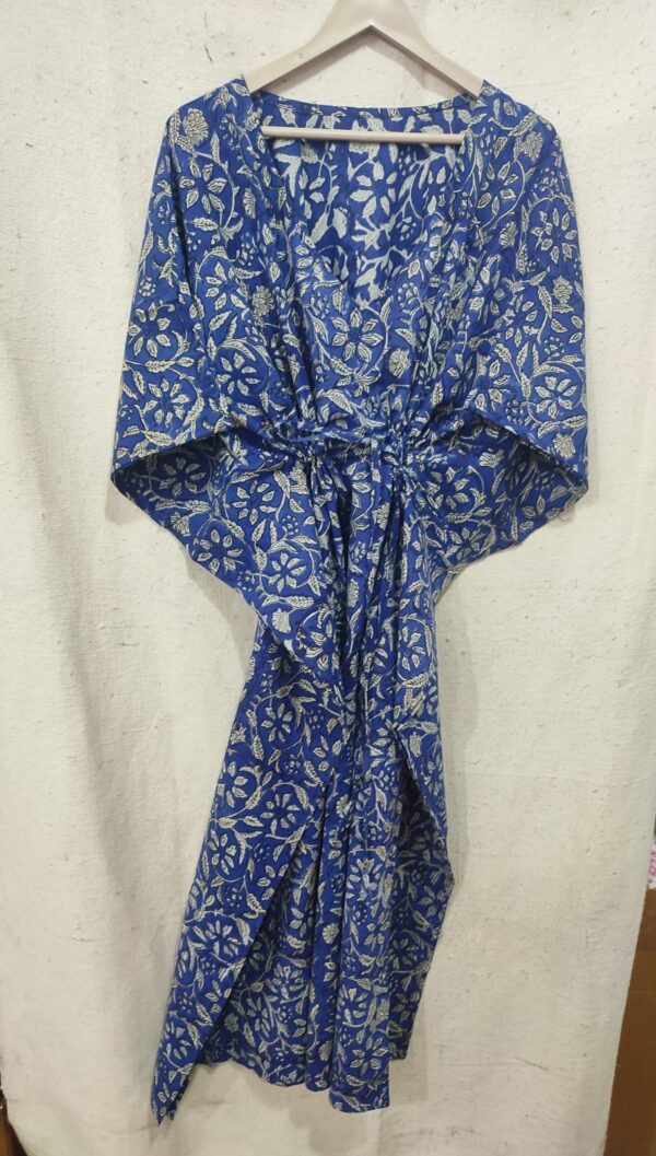 Block Print Long Kaftan