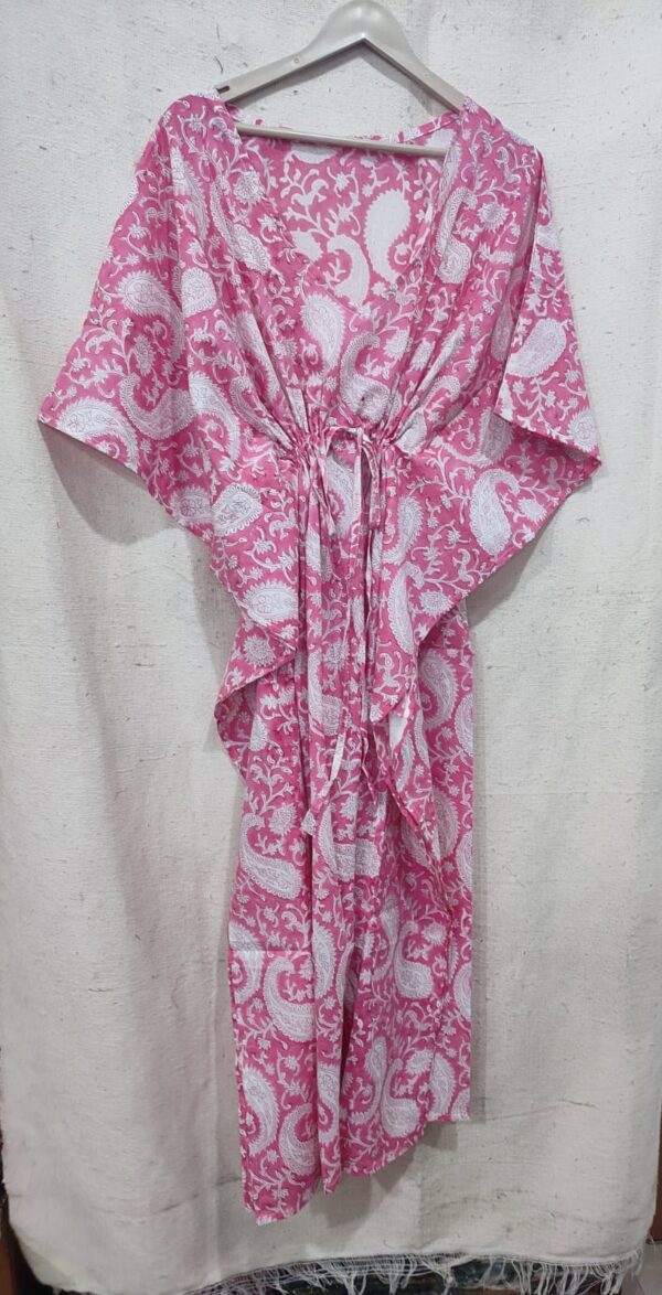 Block Print Long Kaftan