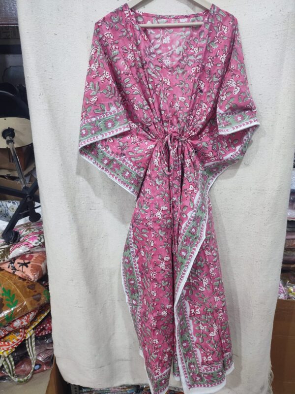 Block Print Long Kaftan