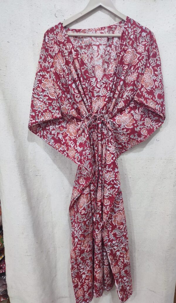 Block Print Long Kaftan