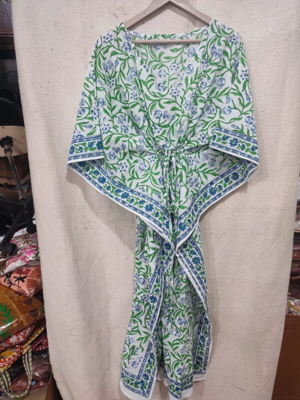 Block Print Long Kaftan