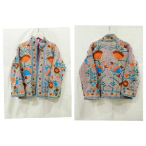 Khadhi Cotton Suzani Jacket