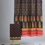 Jaipuri Print Cotton Suit With Cotton Dupatta