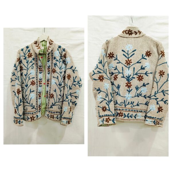 Khadhi Cotton Suzani Jacket