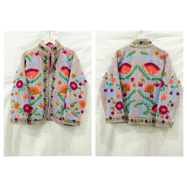 Khadhi Cotton Suzani Jacket