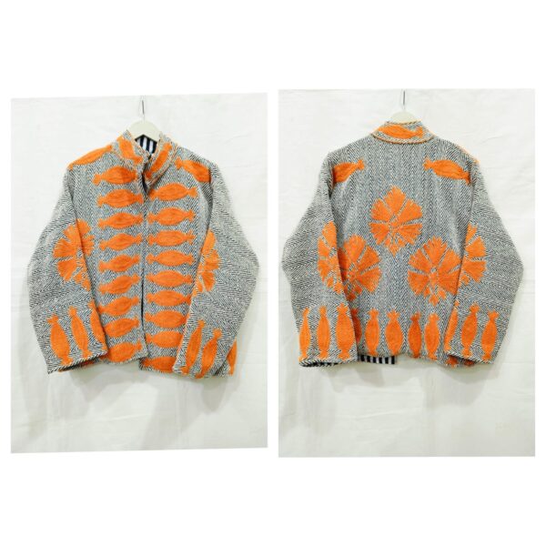 Khadhi Cotton Suzani Jacket
