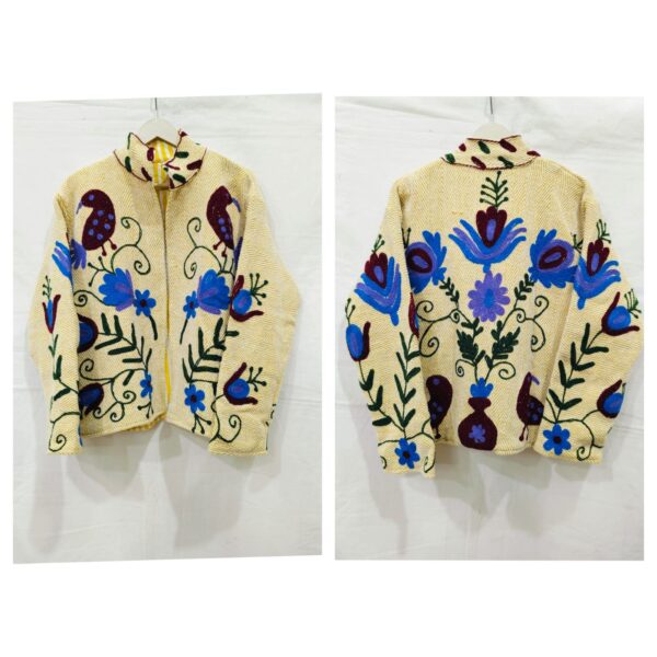Khadhi Cotton Suzani Jacket