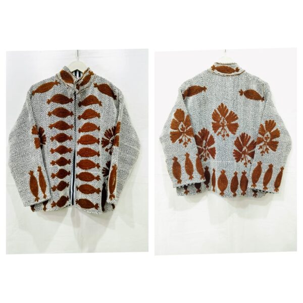 Khadhi Cotton Suzani Jacket