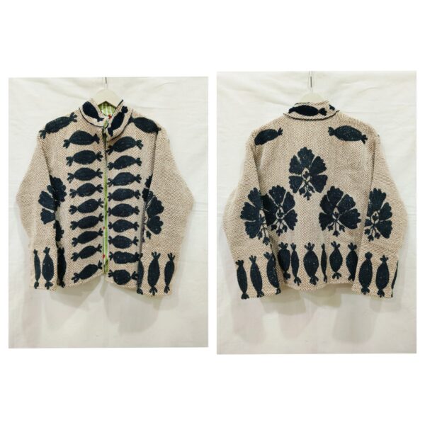 Khadhi Cotton Suzani Jacket