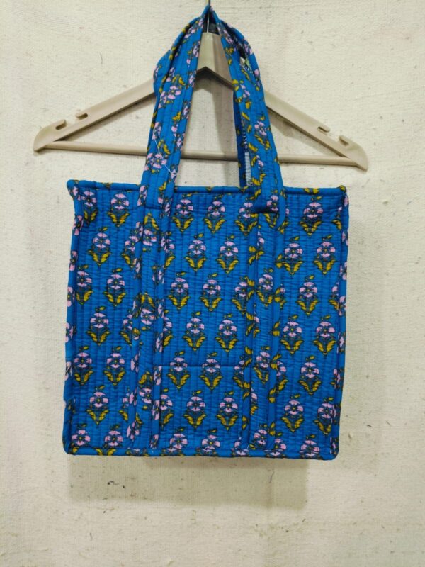 Jaipuri Print Quilted Small Bag & Tiffin Bag