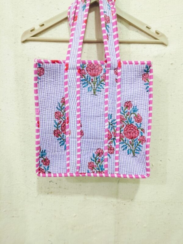 Jaipuri Print Quilted Small Bag & Tiffin Bag