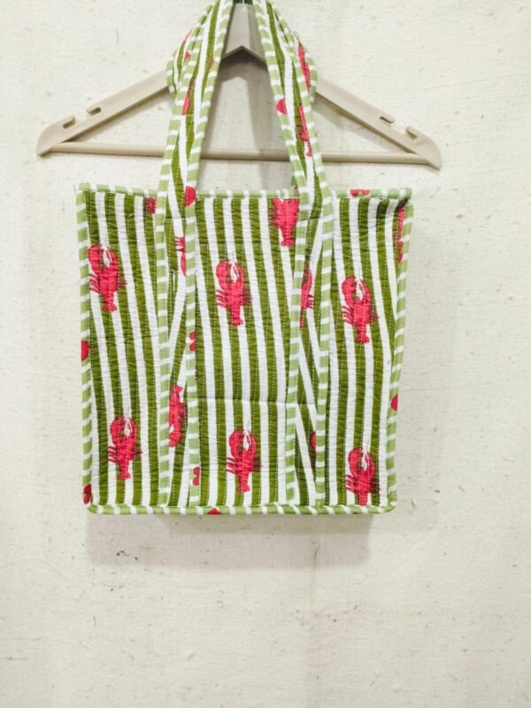 Jaipuri Print Quilted Small Bag & Tiffin Bag