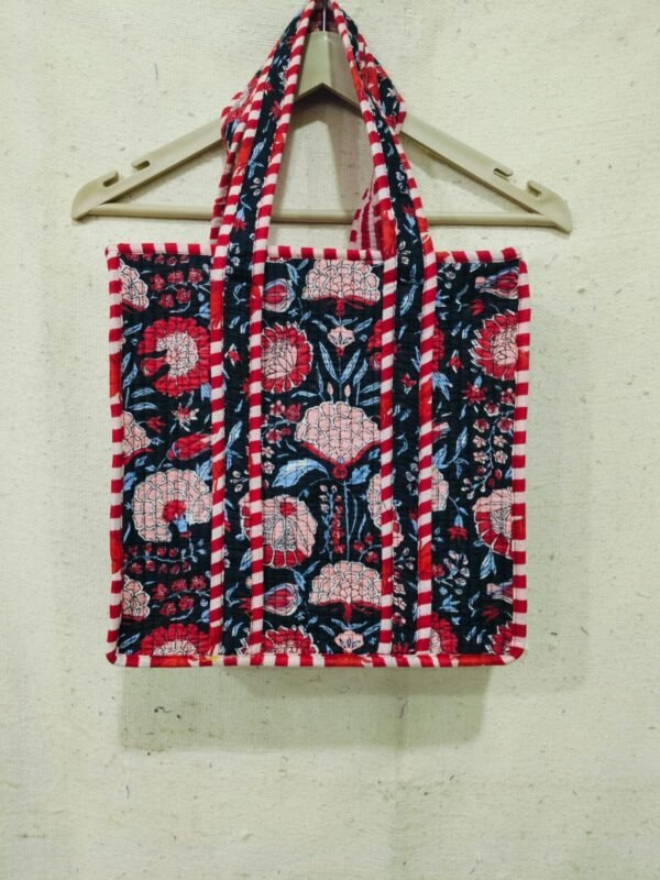 Jaipuri Print Quilted Small Bag & Tiffin Bag