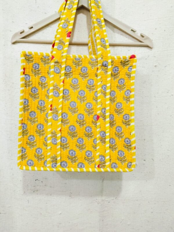 Jaipuri Print Quilted Small Bag & Tiffin Bag
