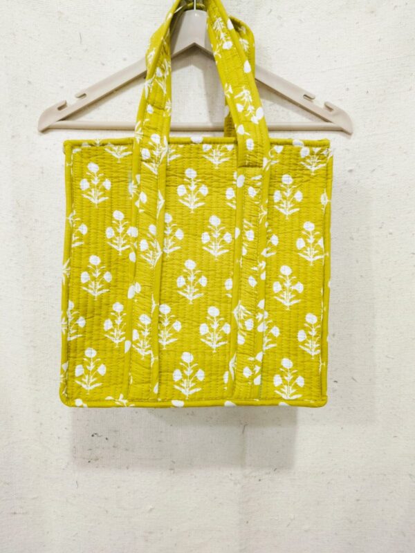 Jaipuri Print Quilted Small Bag & Tiffin Bag