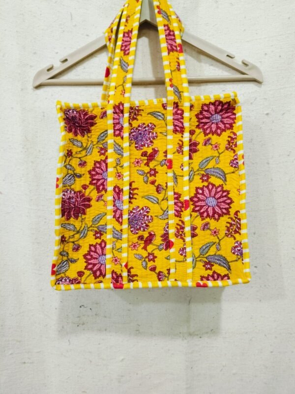 Jaipuri Print Quilted Small Bag & Tiffin Bag