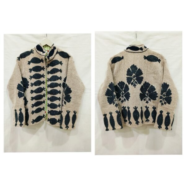 Khadhi Cotton Suzani Jacket