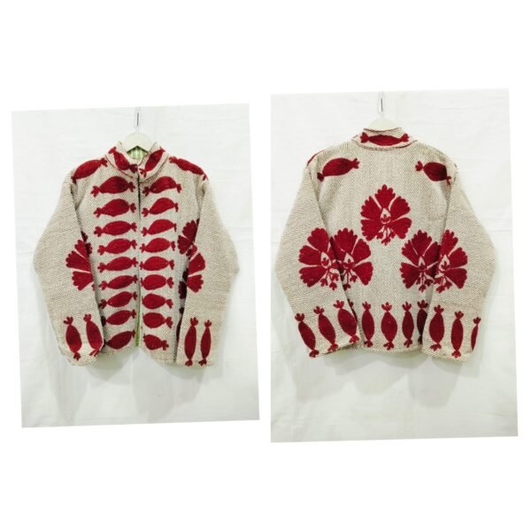 Khadi Cotton Suzani Jacket