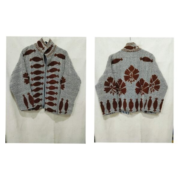 Khadi Cotton Suzani Jacket